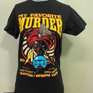 My favorite murder tour tee